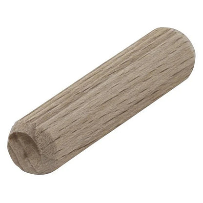 Wolfcraft 120 Piece Dowel Pins Beech, 10mm x 40mm | 2909000