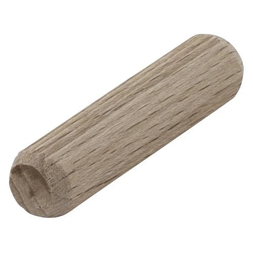 Wolfcraft 30 Piece Dowel Pins Beech, 10mm x 40mm | 2910000