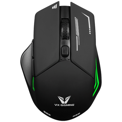VX Gaming Kratos Series Wireless Rechargeable RGB Gaming Mouse | VX-207-BK