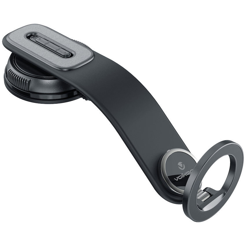 Volkano Arcmount Bendable Dash Mount Magnetic Phone Holder - Black | VK-5304-BK
