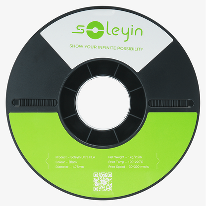Creality 1.75mm Soleyin Ultra PLA Matte Filament - Black 1Kg | 3301010513