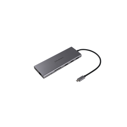 Volkano X Core series 12 in 1 USB-C Multiple Port Adaptor | VK-20280-BK