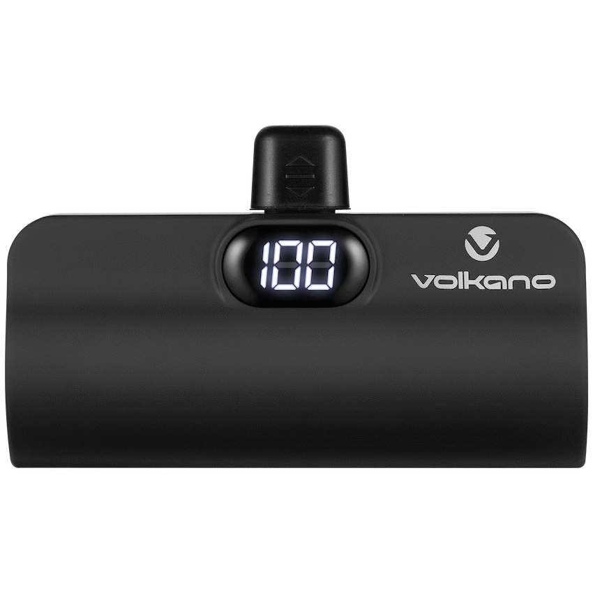Volkano Relief Pro Power Bank - 5000mAh Type-C Direct Plug-In | VK-9027-BK[V2]
