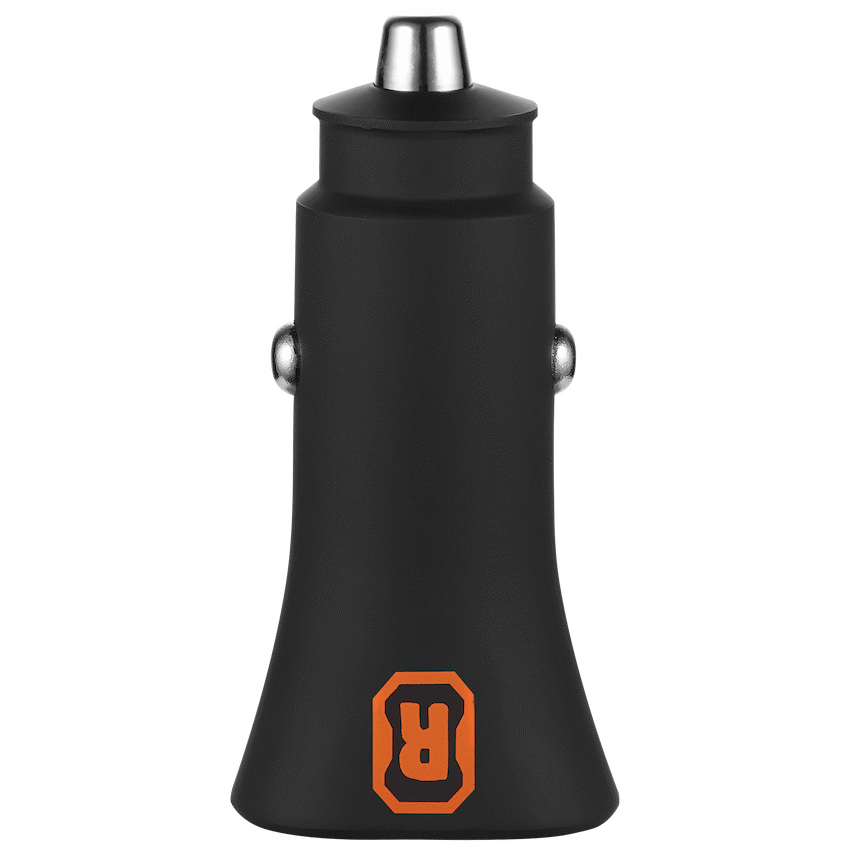 Rugged by Volkano Dual USB Car Charger with QC3.0 and PD | VK-4103-BK