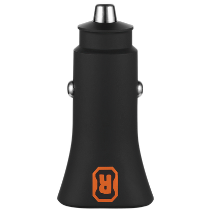 Rugged by Volkano Dual USB Car Charger with QC3.0 and PD | VK-4103-BK