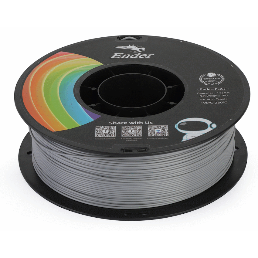 Creality 1.75mm Ender-PLA+ Filament - Grey 1Kg | 3301010308