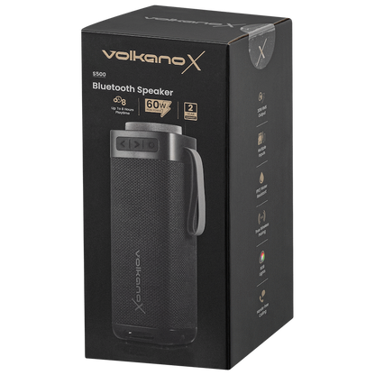 VolkanoX S500 Portable Bluetooth Speaker | VXS-500-BK