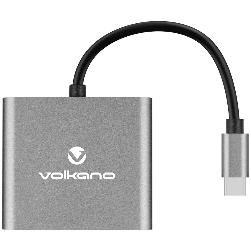 Volkano Expand Series USB-C to Dual 4K HDMI Adaptor | VK-20244-BK