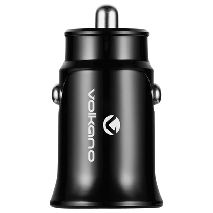 Volkano On-The-Go Dual USB Car Charger 12w | VK-PDQ205-BK