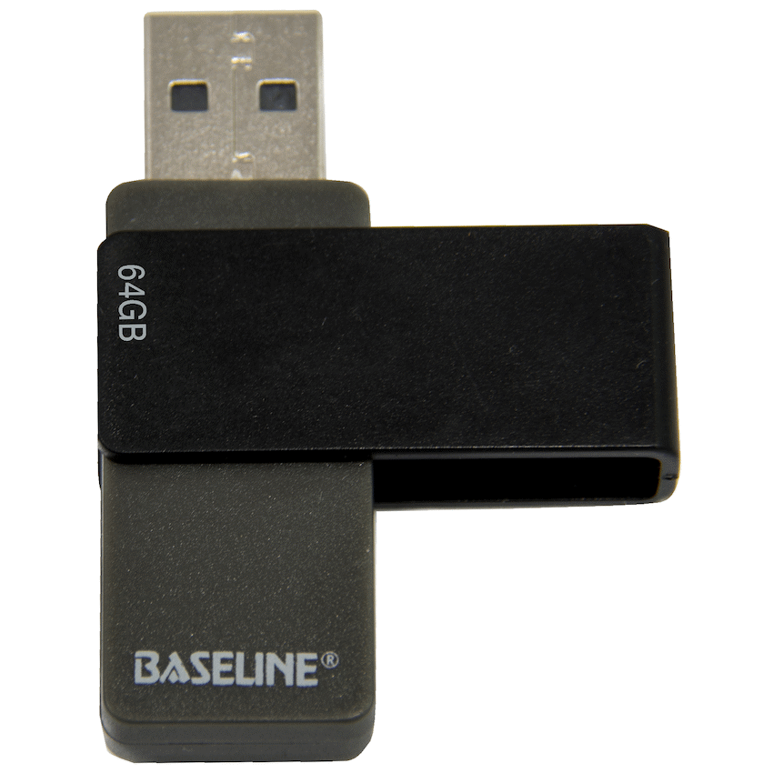 Baseline 64GB USB 2.0 Type-A Flash Drive | BL-USB64GB