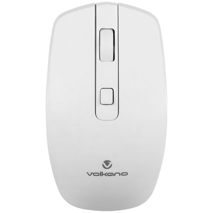 Volkano Granite Series Rechargeable Wireless Mouse - White | VK-20196-WT