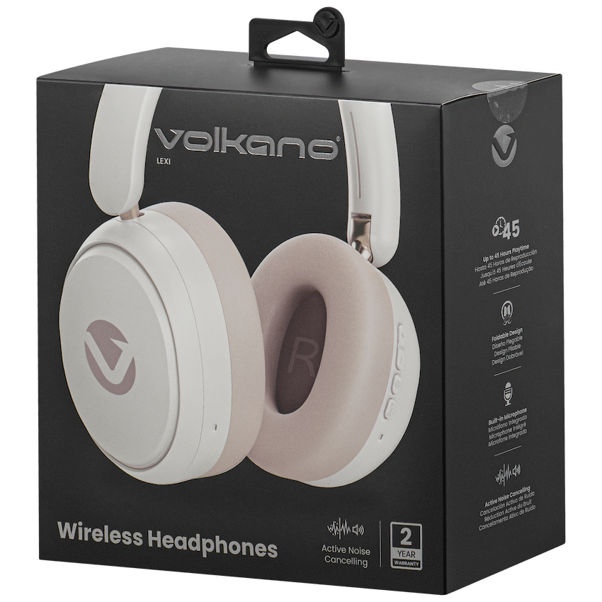 Volkano Lexi Bluetooth Headphone with ANC - Nude | VK-2009-ND