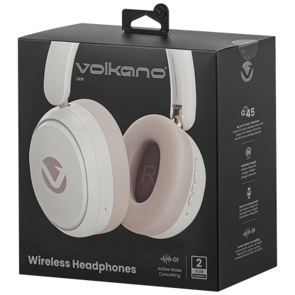 Volkano Lexi Bluetooth Headphone with ANC - Nude | VK-2009-ND