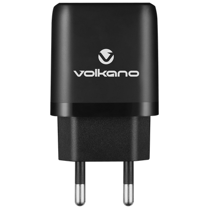 Volkano On the Go USB Plus Type-C Wall Charger | VK-PDQ005-BK