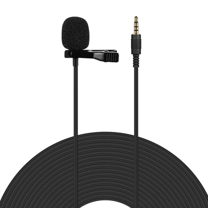 Volkano Clip series 3.5mm Tieclip Microphone | VK-6507-BK