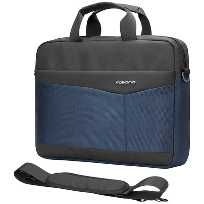 Volkano Seismic 15.6" Laptop Shoulder Bag Blk/Nvy | VK-9180-BKNV