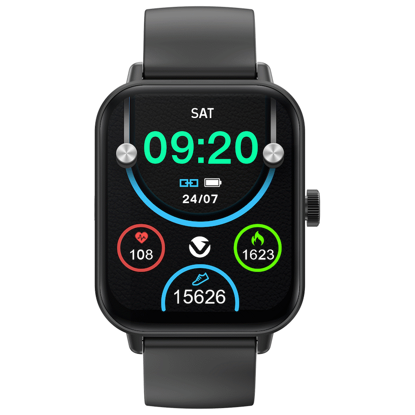 Volkano Essense Smartwatch - Black | VK-5089-BK