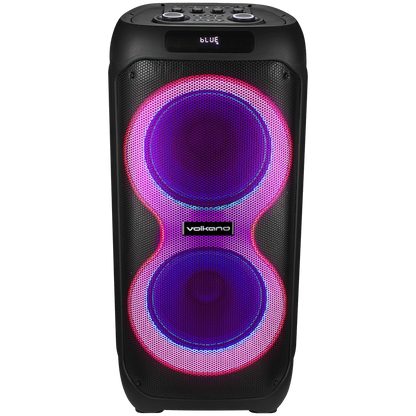 Volkano Ultra Dual 12" Party Speaker | VK-3904-D12-BK