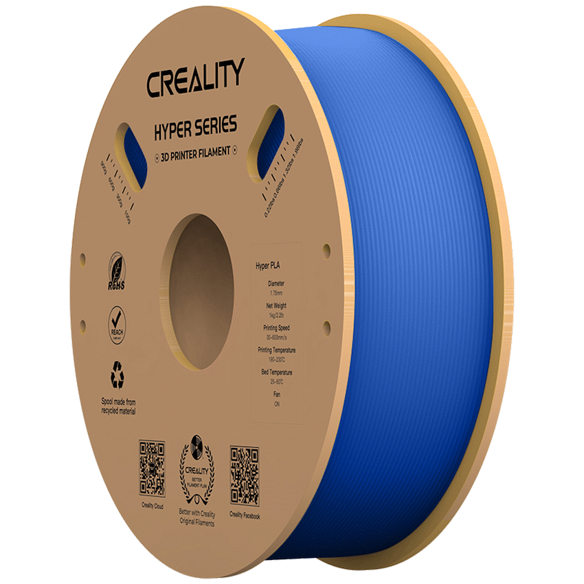 Creality 1.75mm Hyper Series PLA High-Speed Filament - Blue 1Kg | 3301010341