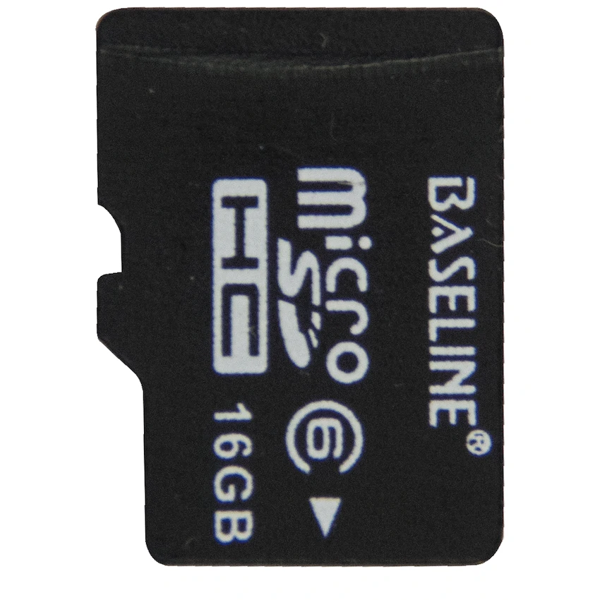 Baseline 16GB MicroSDHC Class 10 UHS-I Memory Card with SD Adapter | BLRP-MC16GB