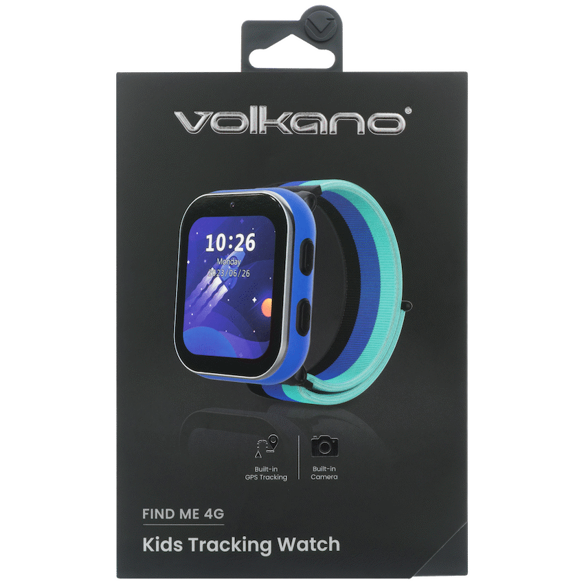 Volkano Find Me 4G Series GPS Tracking Watch with Camera - Unisex | VK-5032-UN