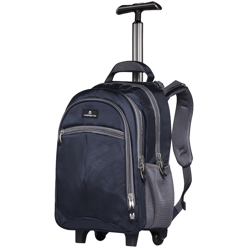 Volkano Orthopaedic Trolley Backpack 27L - Navy/Grey | VK-7094-NVGR