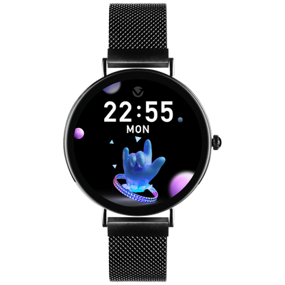 Volkano Valencia Series Ladies Smart Watch - Black | VK-5050-BK