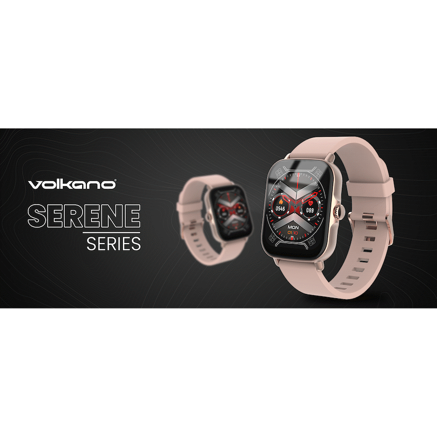 Volkano Active Tech Serene series Watch with heart rate monitor - Gold | VK-5072-GD[V2]