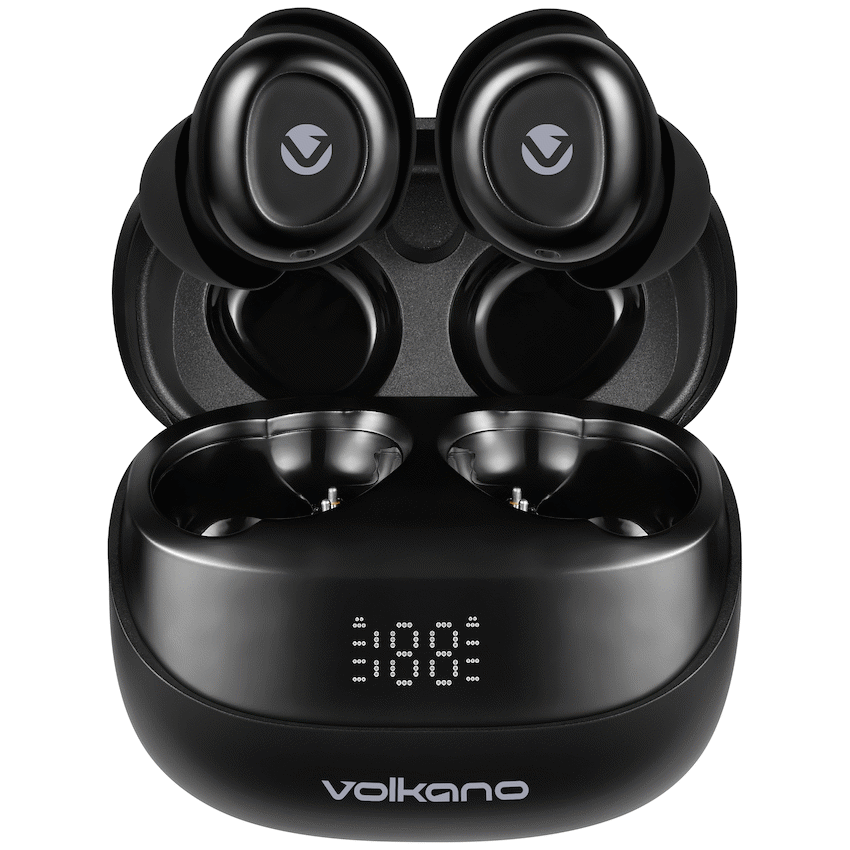 Volkano Aspen True Wireless Earphones - Black | VK-1160-BK