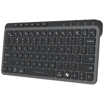 VolkanoX Ember Bluetooth Wireless Keyboard - Graphite | VKX-207-GT