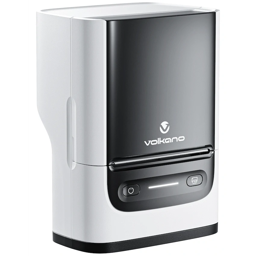 Volkano LabelPro Duo Series Thermal Dual Size Label Printer - Black and White | VK-10011-BWT