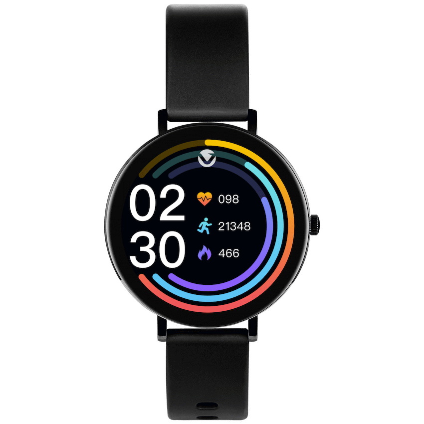 Volkano Aurora Series Ladies Smart Watch - Black | VK-5093-BK