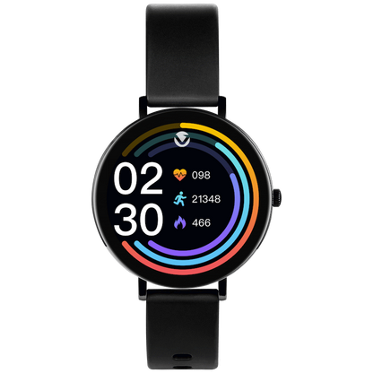 Volkano Aurora Series Ladies Smart Watch - Black | VK-5093-BK