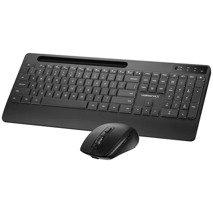 VolkanoX Gem Bluetooth Wireless Keyboard and Mouse - Black | VKX-20237-BK