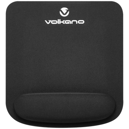 Volkano Rest Series Gel Mousepad - Black | VK-20023-BK