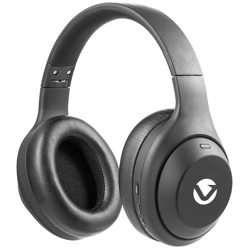 Volkano SoundSweeper Series Active Noise Cancelling bluetooth Headphones - Black | VK-2027-BK