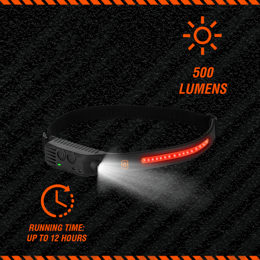 Rugged by Volkano 500lm COB Headlamp with Wave Sensor | VK-4105-BK
