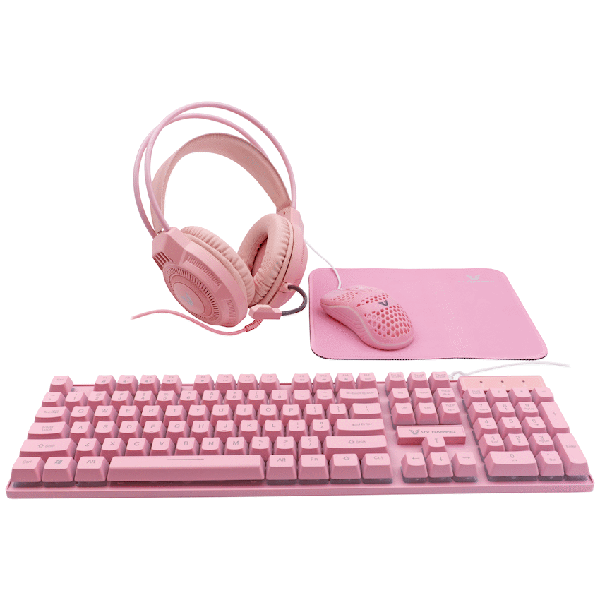 VX Gaming Freya Pink 4 -in-1 Rainbow Combo | VX-233-PK