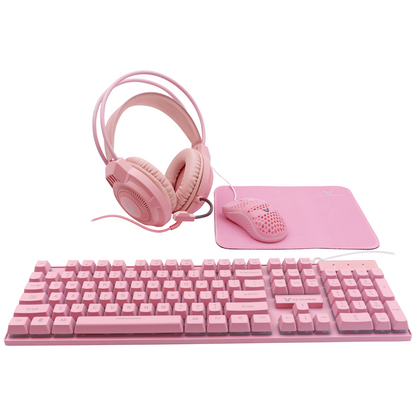 VX Gaming Freya Pink 4 -in-1 Rainbow Combo | VX-233-PK