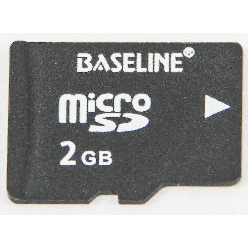 Baseline 2GB MicroSD Class 4/10 Memory Card with SD Adapter | BLRP-MC2GB