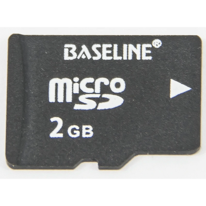 Baseline 2GB MicroSD Class 4/10 Memory Card with SD Adapter | BLRP-MC2GB