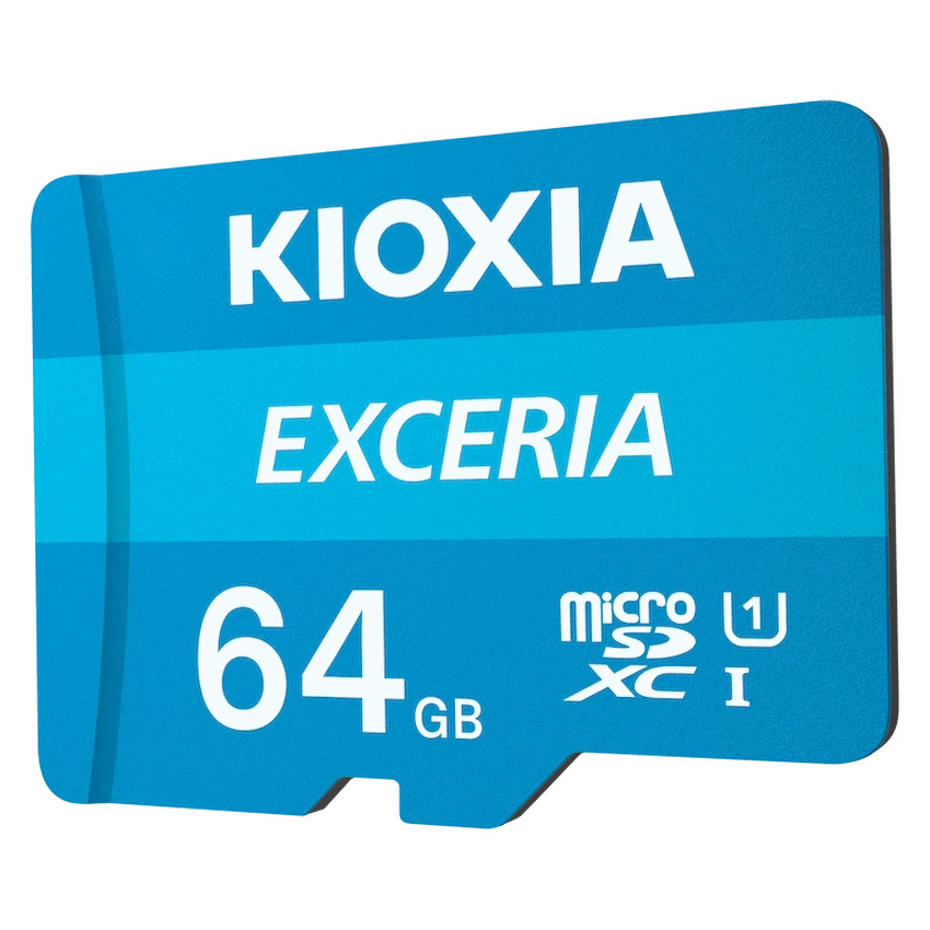 Kioxia Exceria 64GB MicroSDXC Class 10 UHS-I U1 Memory Card | LMEX1L064GG2