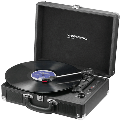 Volkano Retro Series Turntable | VK-3160-BK