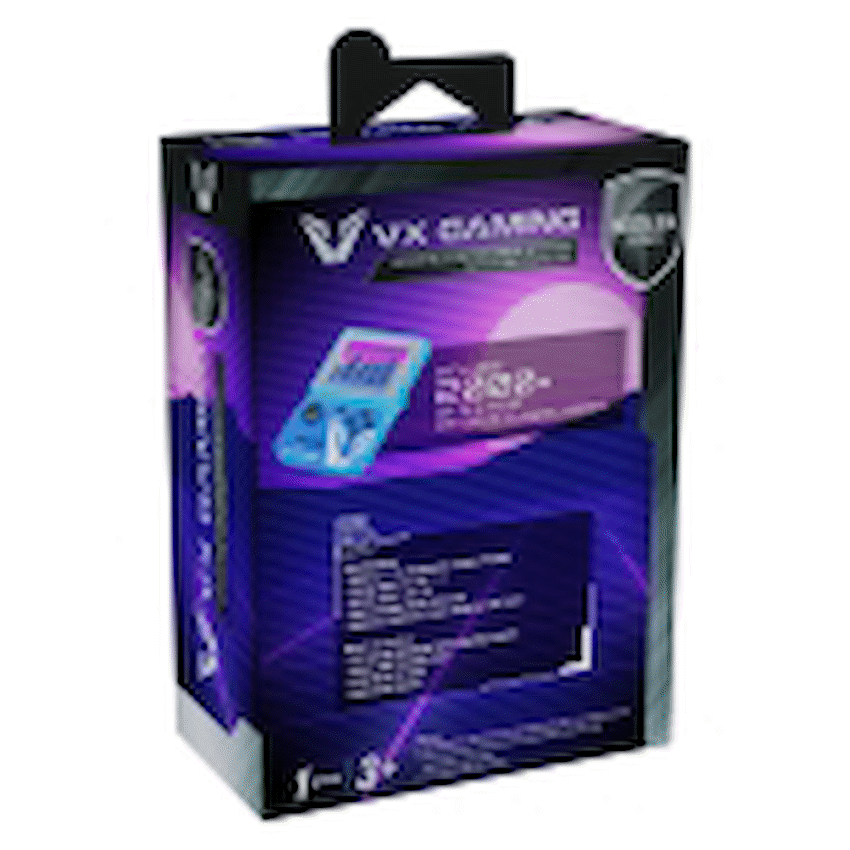 VX Gaming Nostalgia Series Handheld Retro Game Station with 4gb Micro SD - Blue | VX-161-BL