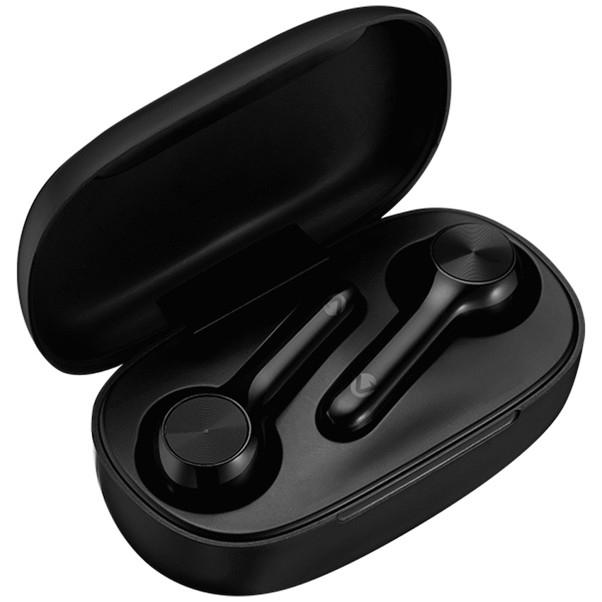 Volkano Libra Series TWS Earphones + Charging Case - Black | VK-1123-BK