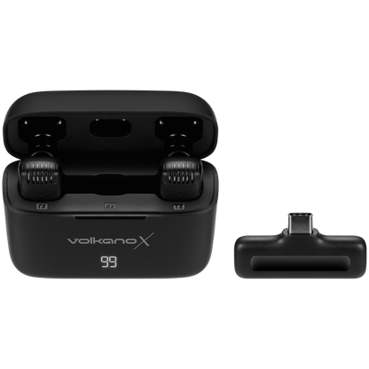 VolkanoX Prodigy 2 Series Wireless Lavalier Microphone | VKX-30006-BK[V2]