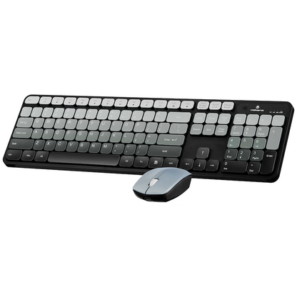 Volkano Prism Series Bluetooth Wireless Keyboard and Mouse - Grey | VK-20248-GR