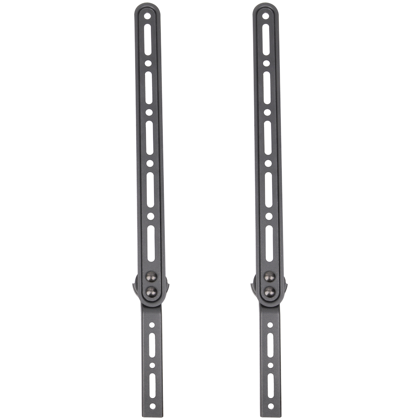 Volkano Steel Series Soundbar and Speaker TV Bracket - Black | VK-4014-BK