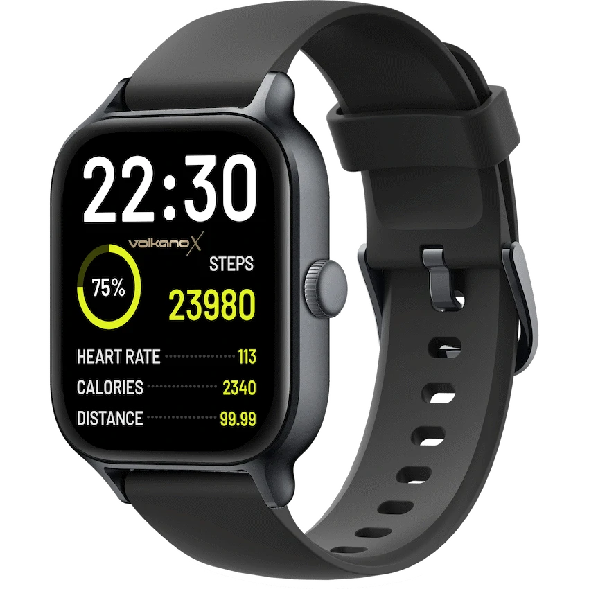 VolkanoX Syncra Premium GPS Smartwatch | VKX-5022-BK