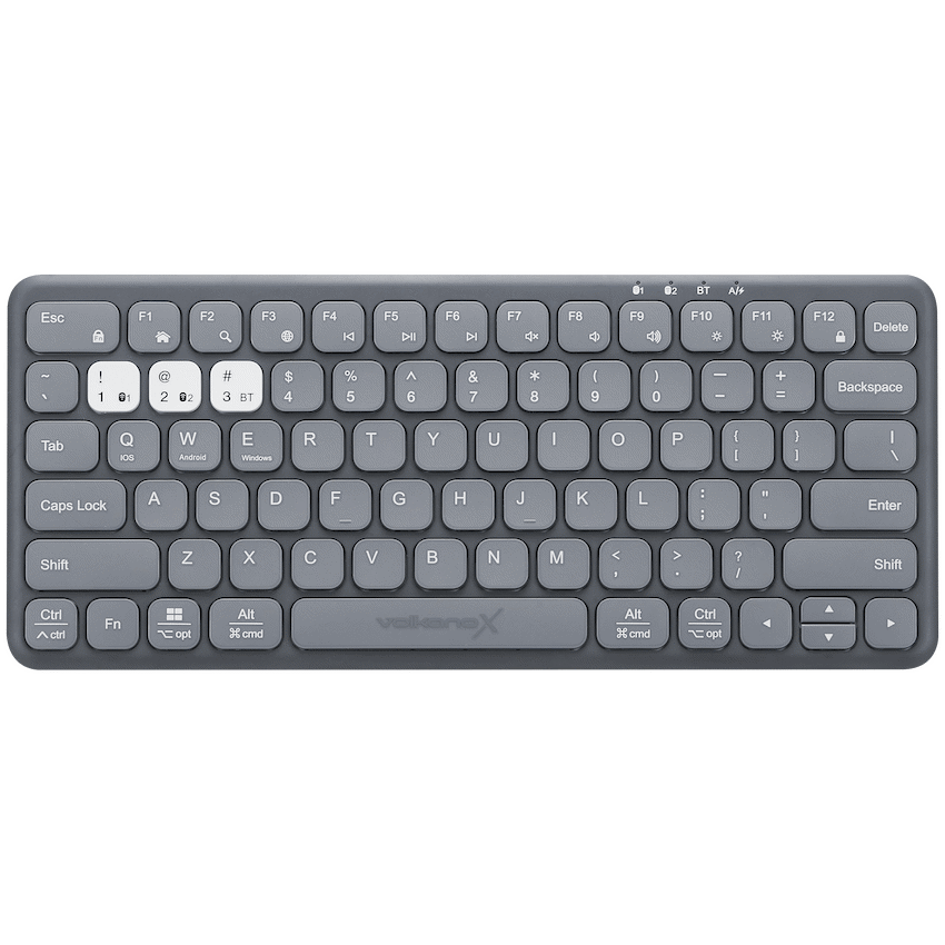 VolkanoX Blaze Bluetooth Wireless Keyboard and Mouse Combo - Graphite | VKX-210-GT